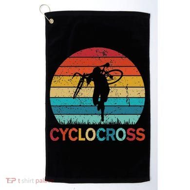 Cyclocross With Cyclocross Bicycle Golf Towel