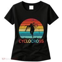 Cyclocross With Cyclocross Bicycle Women's T-Shirt thumb 0