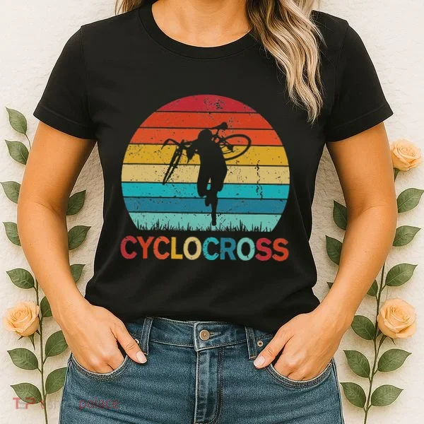 Cyclocross With Cyclocross Bicycle Women's T-Shirt
