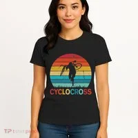 Cyclocross With Cyclocross Bicycle Women's T-Shirt thumb 4