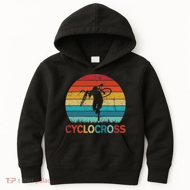 Cyclocross With Cyclocross Bicycle Kids Hoodie