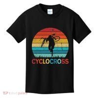 Cyclocross With Cyclocross Bicycle Kids T-Shirt thumb 0