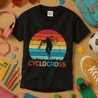 Cyclocross With Cyclocross Bicycle Kids T-Shirt thumb 3