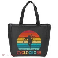 Cyclocross With Cyclocross Bicycle Tote Bag thumb 0