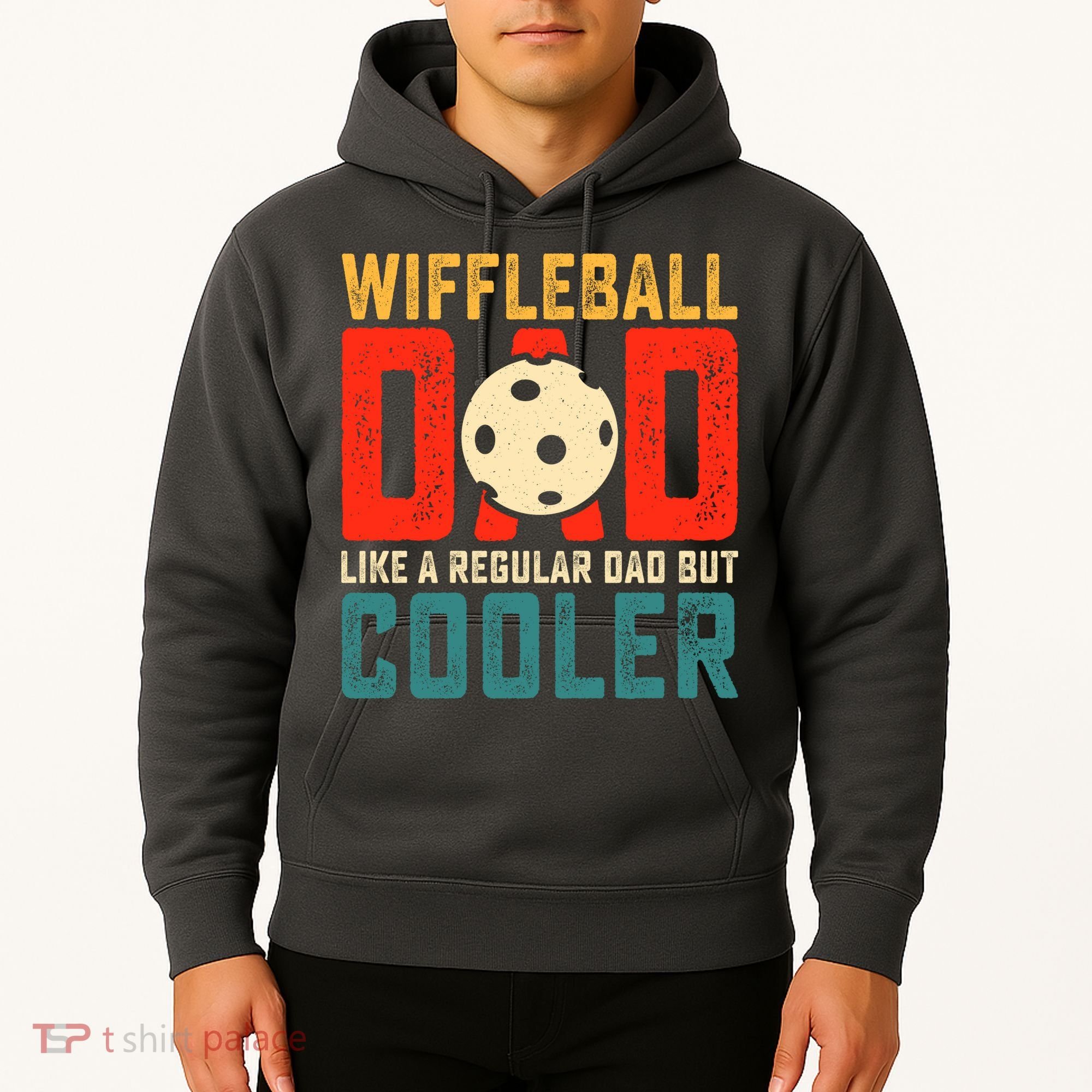 Cooler Wiffleball Dad Father's Day Hoodie
