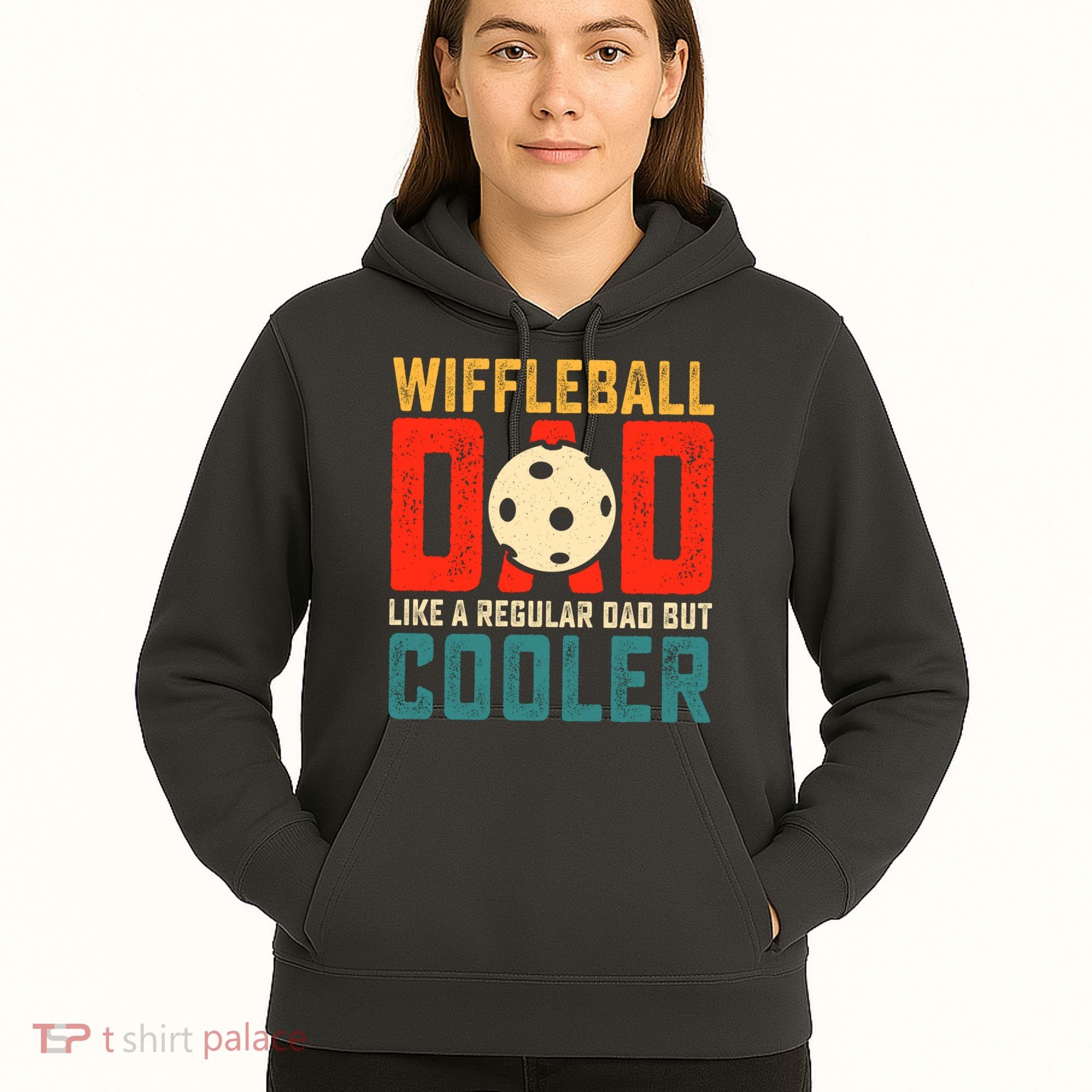 Cooler Wiffleball Dad Father's Day Hoodie
