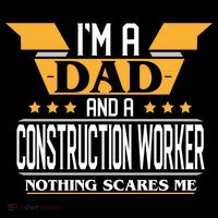 Construction Worker Dad Gift For Fathers Day Gift Doggie Tank thumb 4
