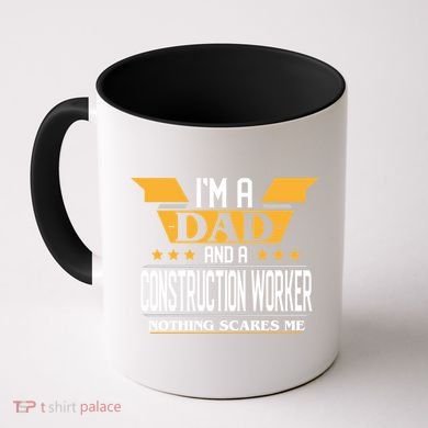 Construction Worker Dad Gift For Fathers Day Gift Coffee Mug