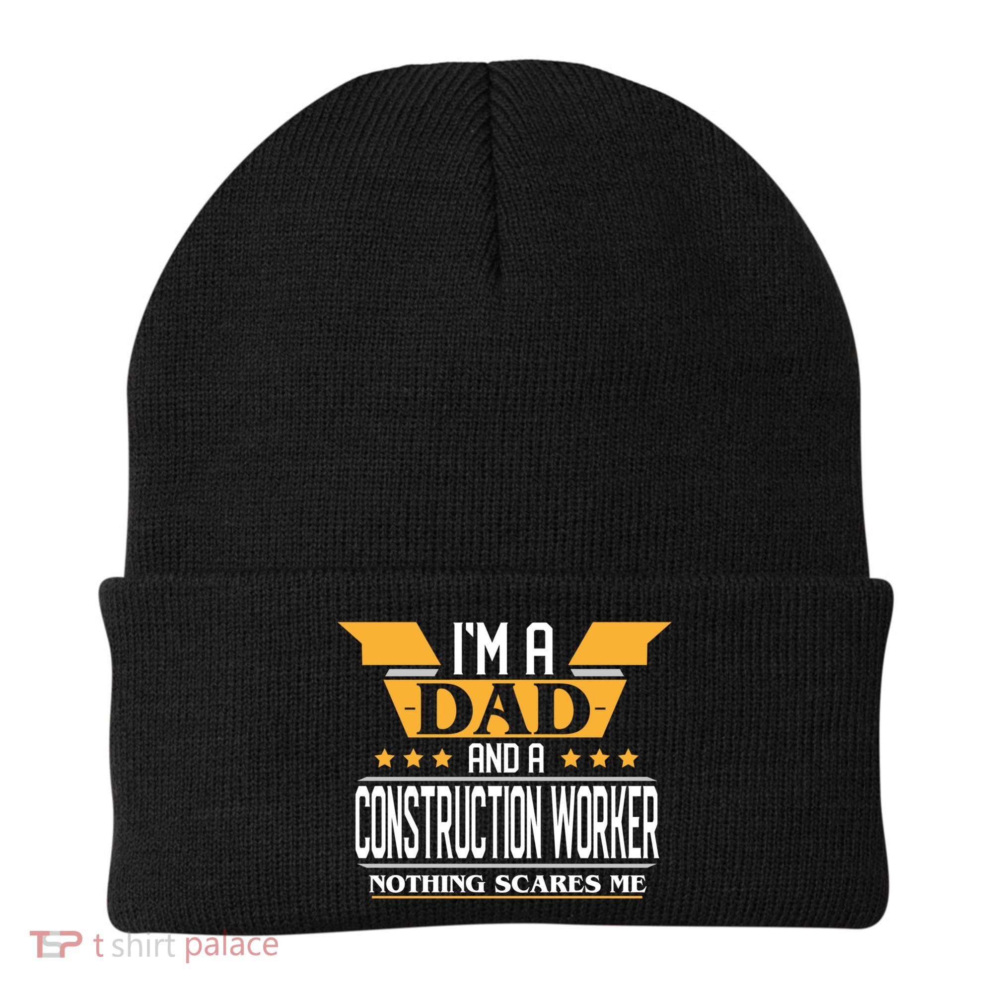 Construction Worker Dad Gift For Fathers Day Gift Beanie
