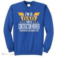 Construction Worker Dad Gift For Fathers Day Gift Sweatshirt thumb 0