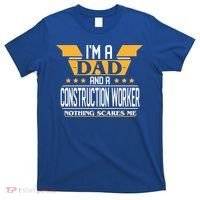 Construction Worker Dad Gift For Fathers Day Gift T-Shirt thumb 0