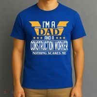 Construction Worker Dad Gift For Fathers Day Gift T-Shirt thumb 3