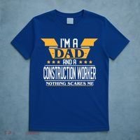 Construction Worker Dad Gift For Fathers Day Gift T-Shirt thumb 5