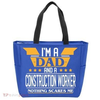 Construction Worker Dad Gift For Fathers Day Gift Tote Bag