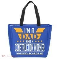 Construction Worker Dad Gift For Fathers Day Gift Tote Bag thumb 0