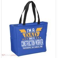 Construction Worker Dad Gift For Fathers Day Gift Tote Bag thumb 2