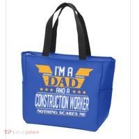 Construction Worker Dad Gift For Fathers Day Gift Tote Bag thumb 3