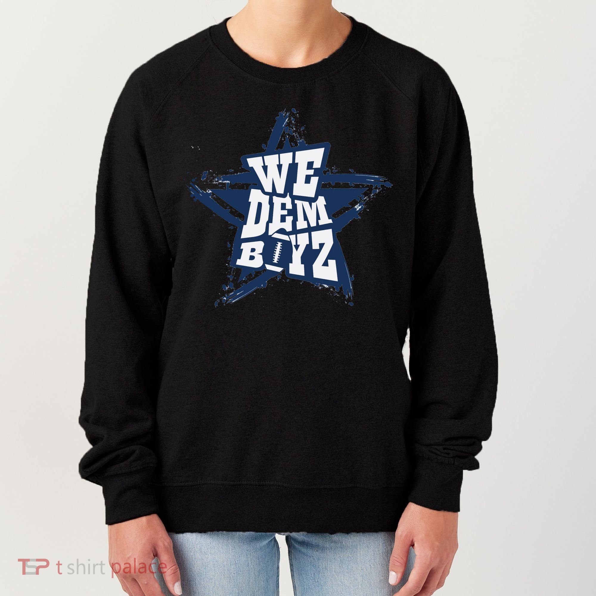 Cowboys We Dem Boyz Grunge Star Women's Sweatshirt