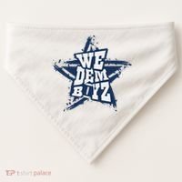 Cowboys We Dem Boyz Grunge Star USA-Made Doggie Bandana thumb 0
