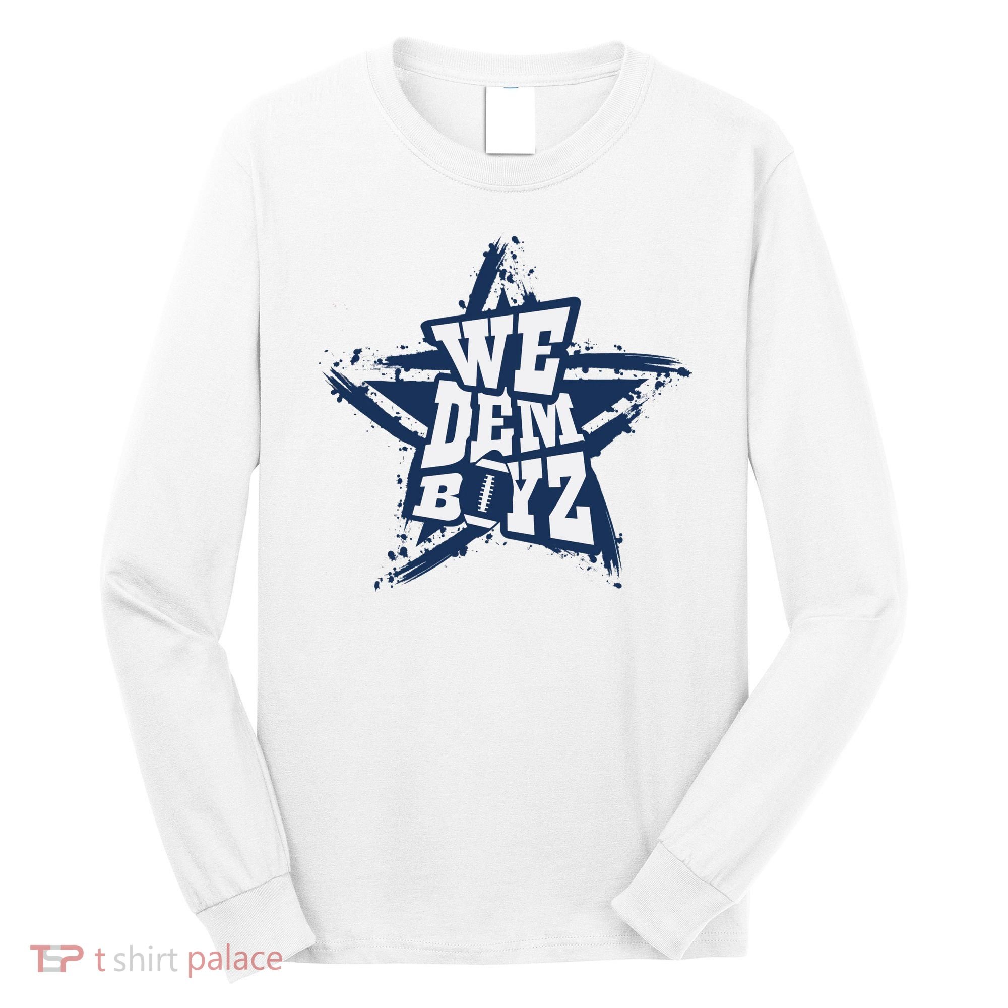 Cowboys We Dem Boyz Grunge Star Long Sleeve Shirt