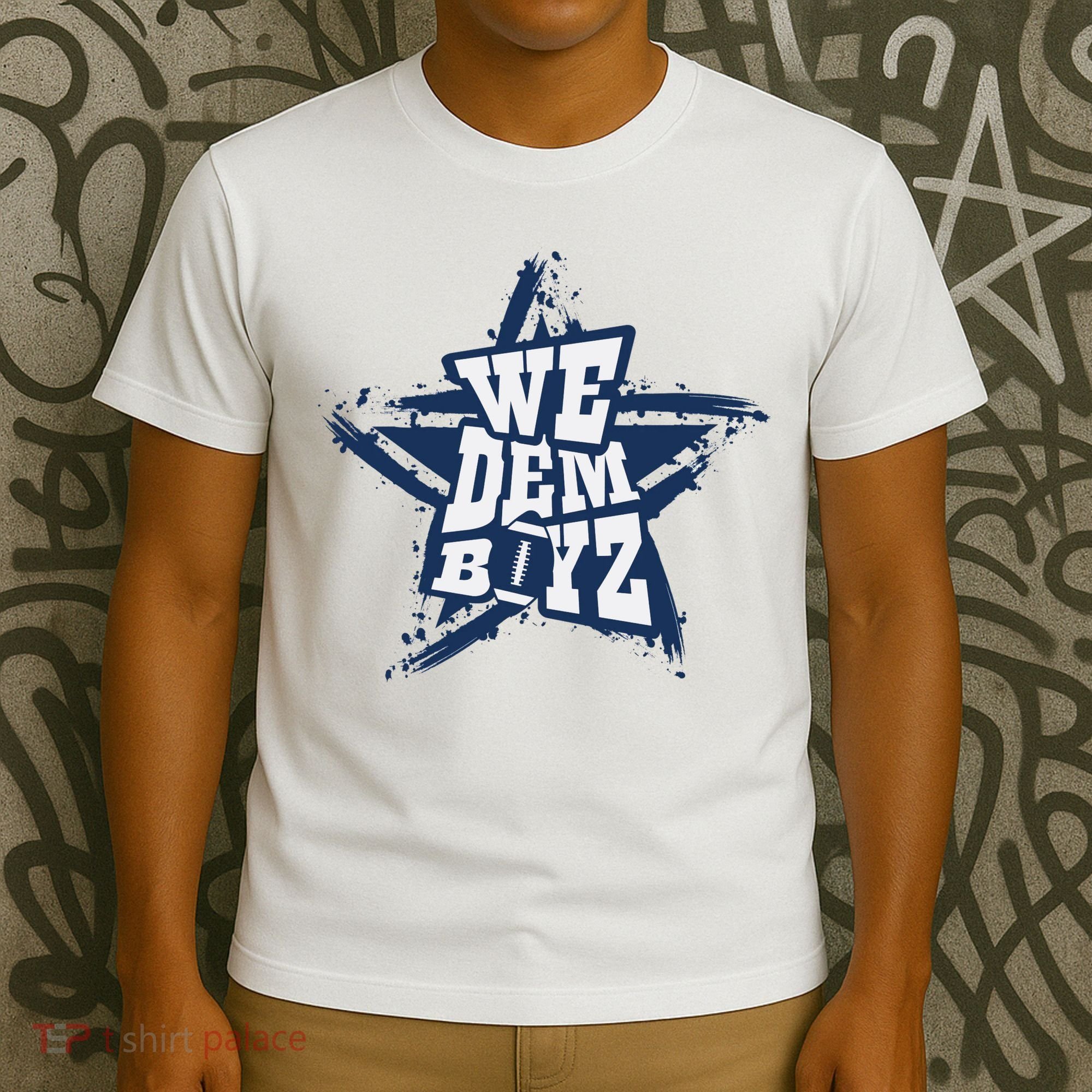 Cowboys We Dem Boyz Grunge Star T-Shirt