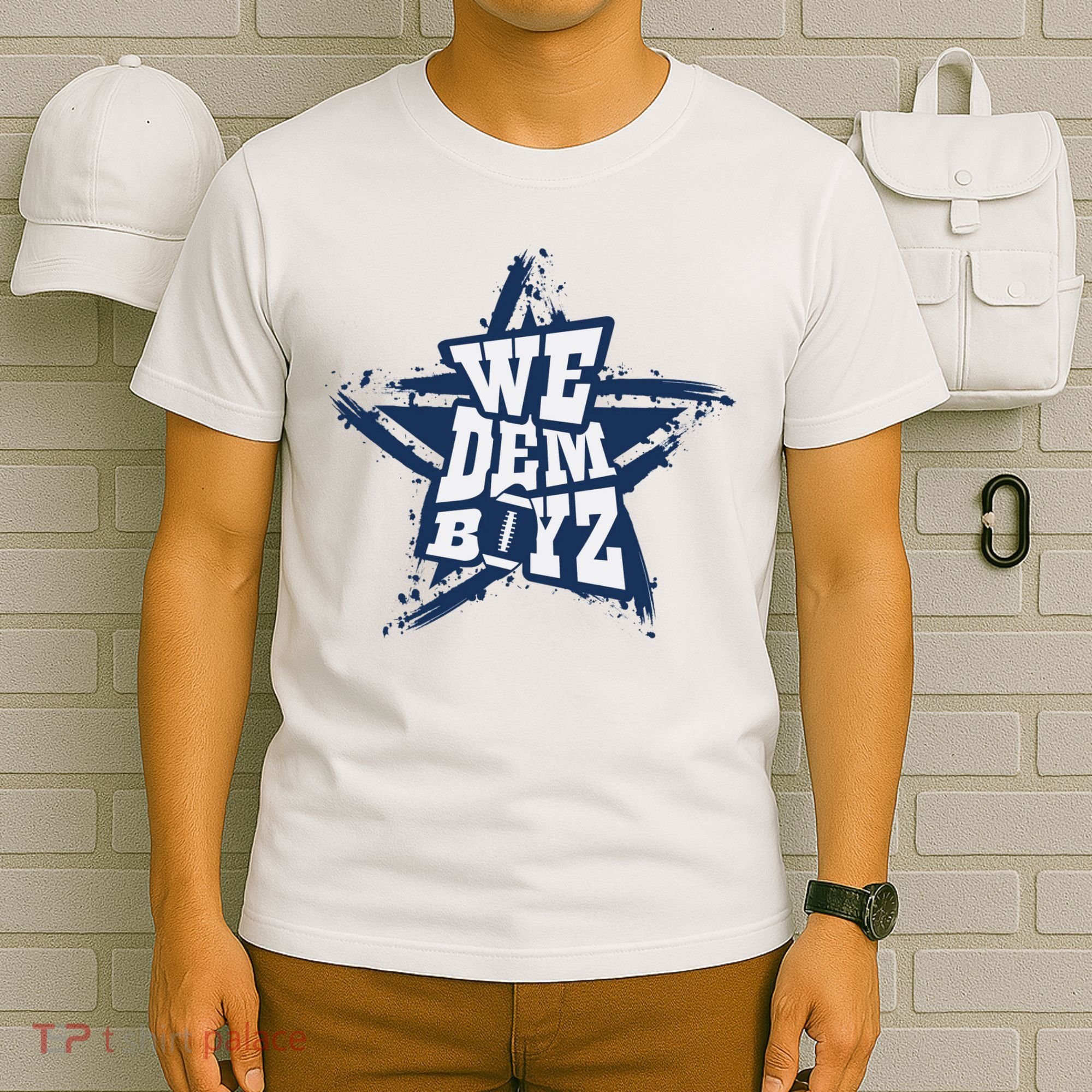 Cowboys We Dem Boyz Grunge Star T-Shirt