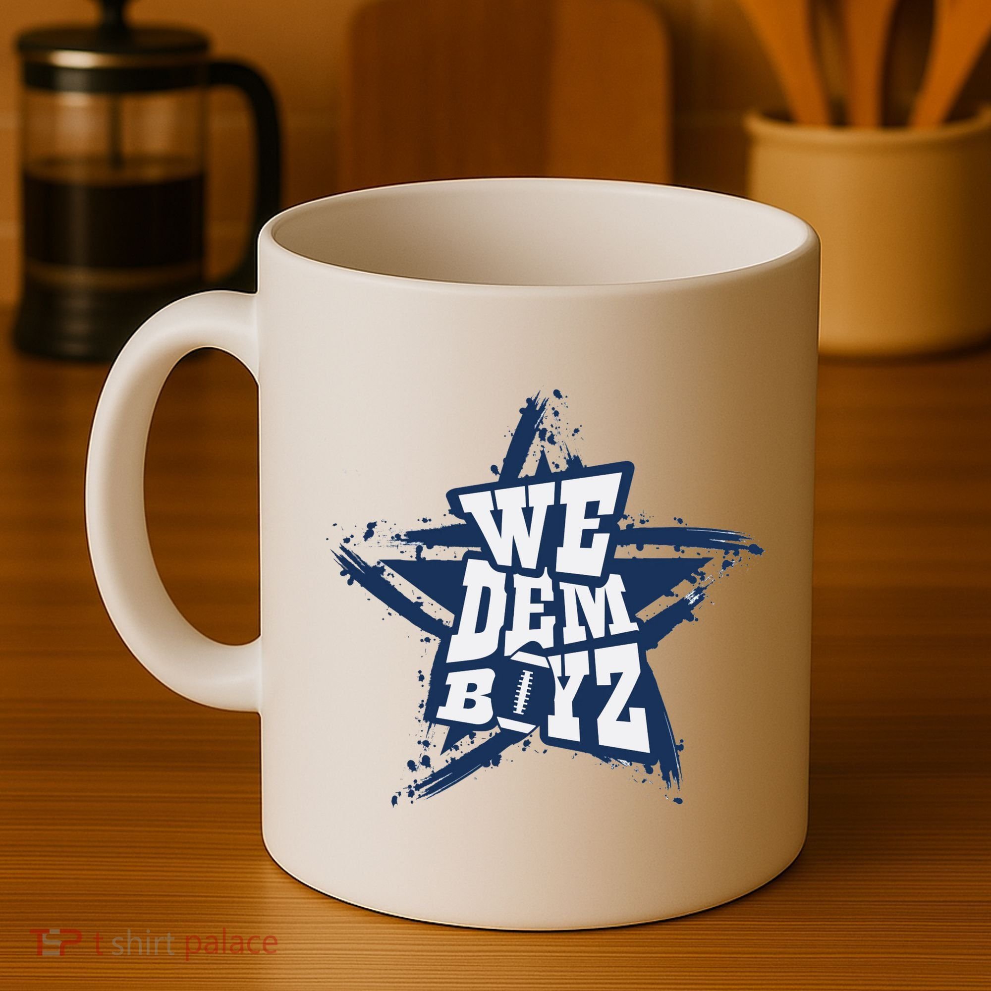 Cowboys We Dem Boyz Grunge Star Coffee Mug