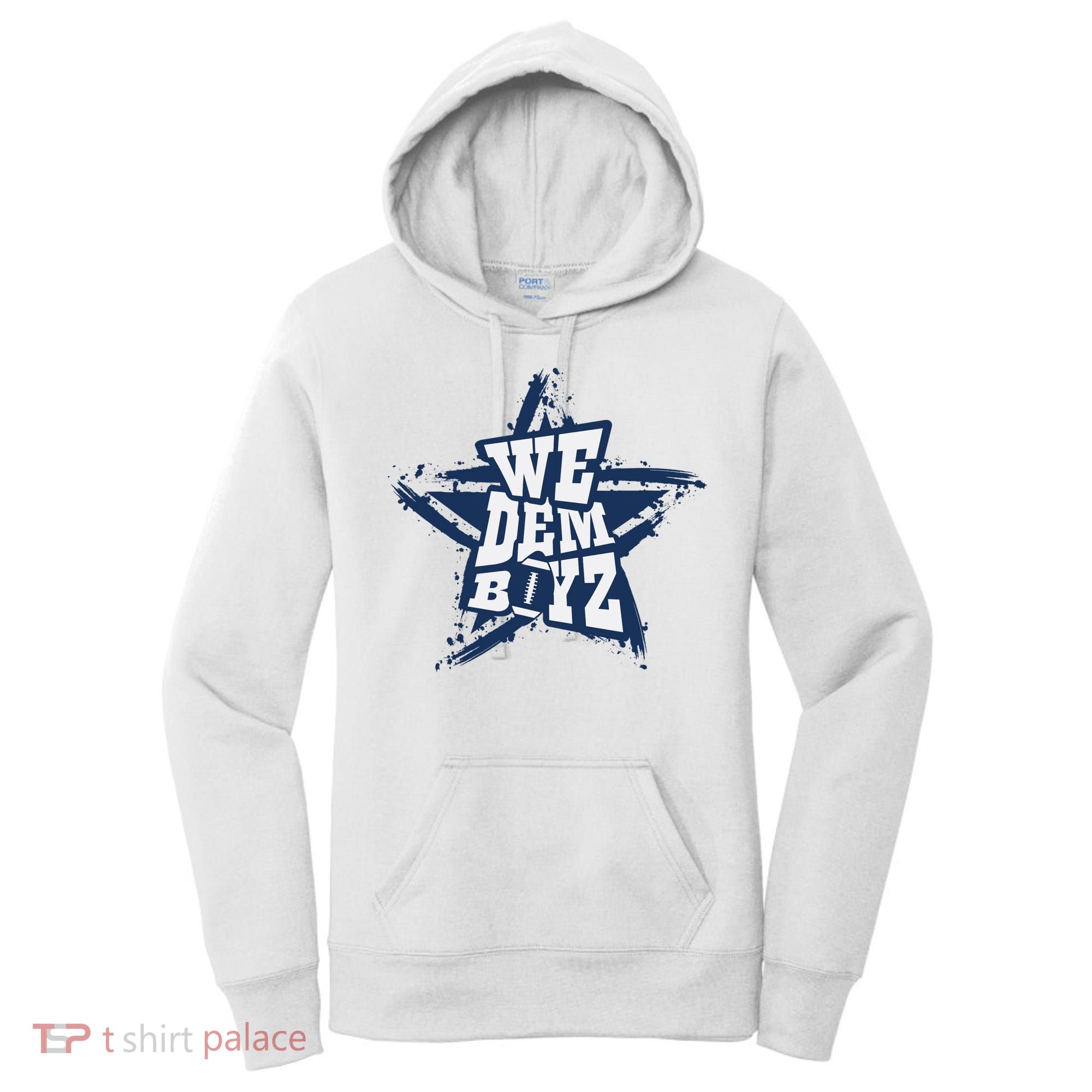 Cowboys We Dem Boyz Grunge Star Women's Hoodie