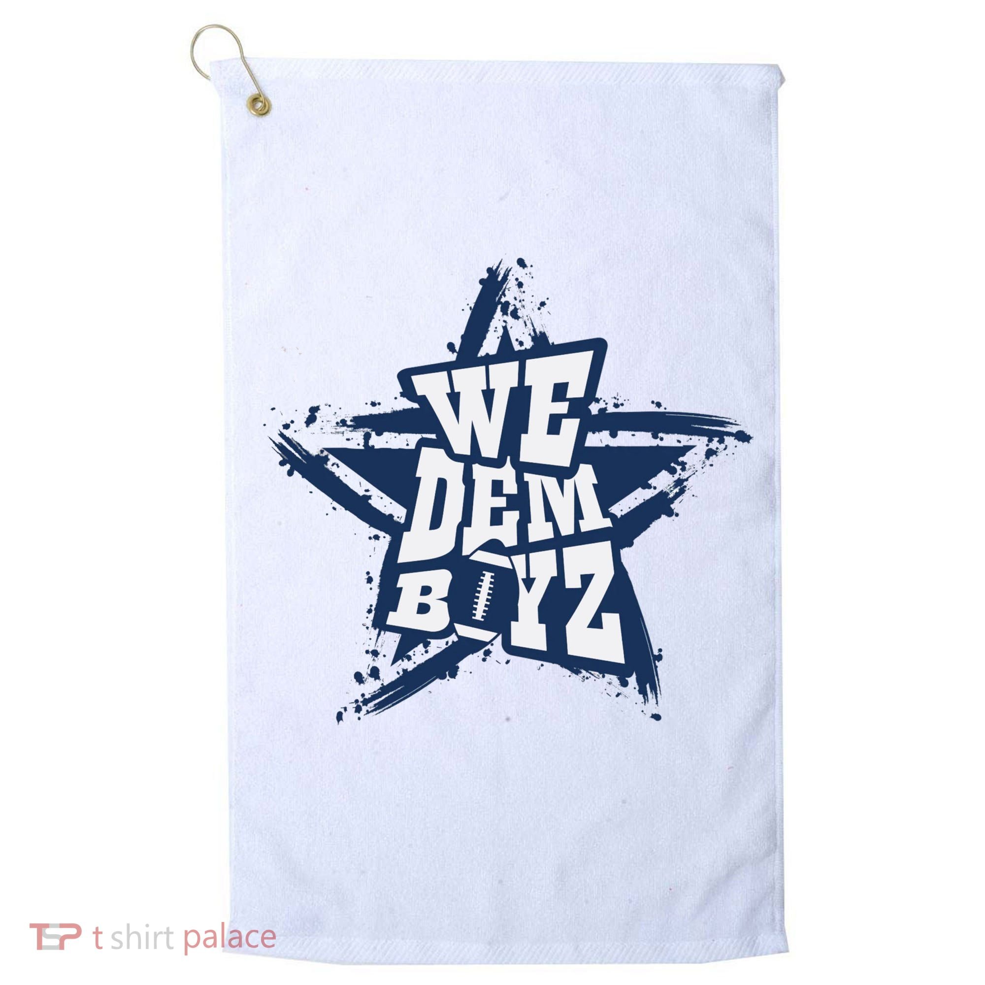 Cowboys We Dem Boyz Grunge Star Golf Towel