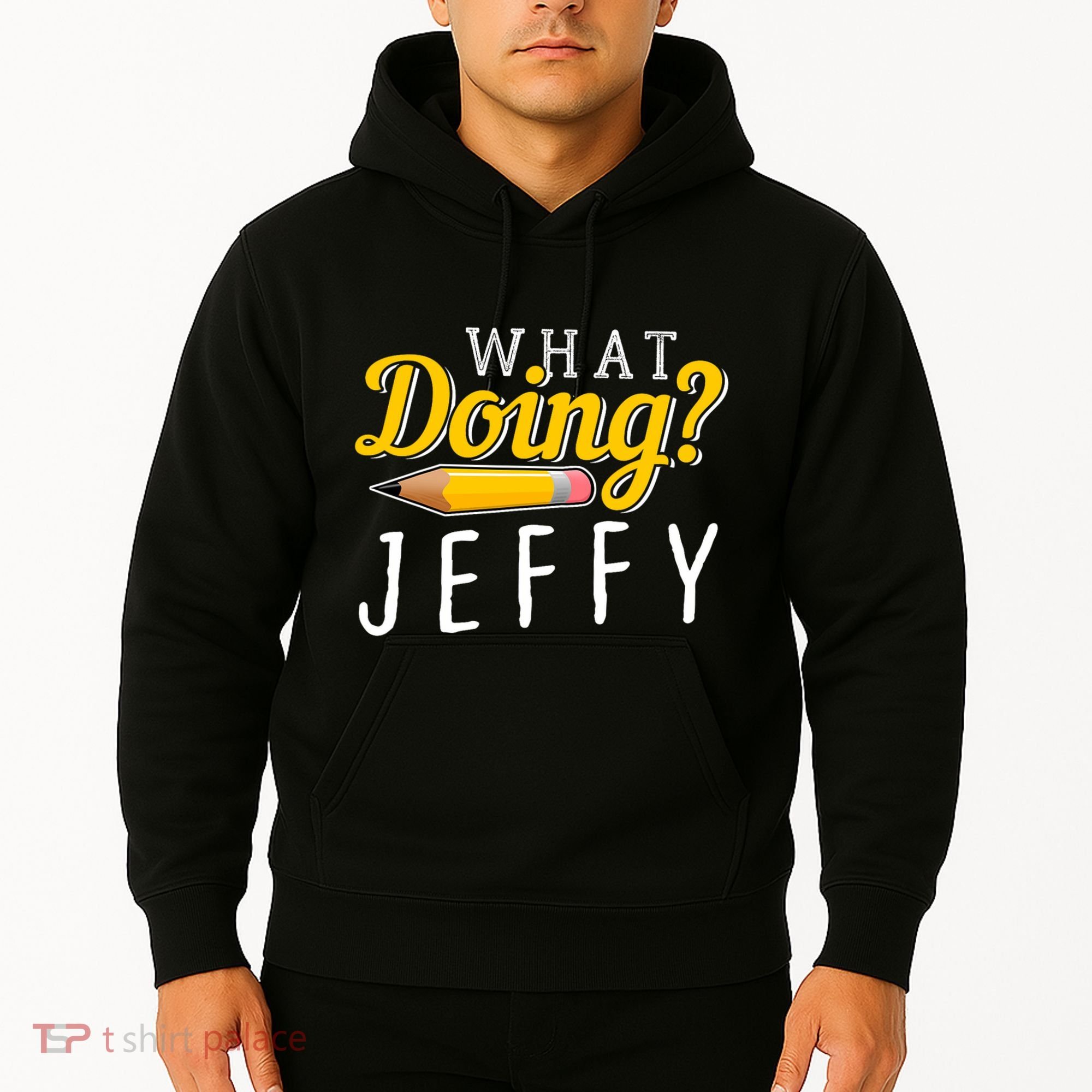 Cool What Doing Jeffy Funny Friends Hoodie