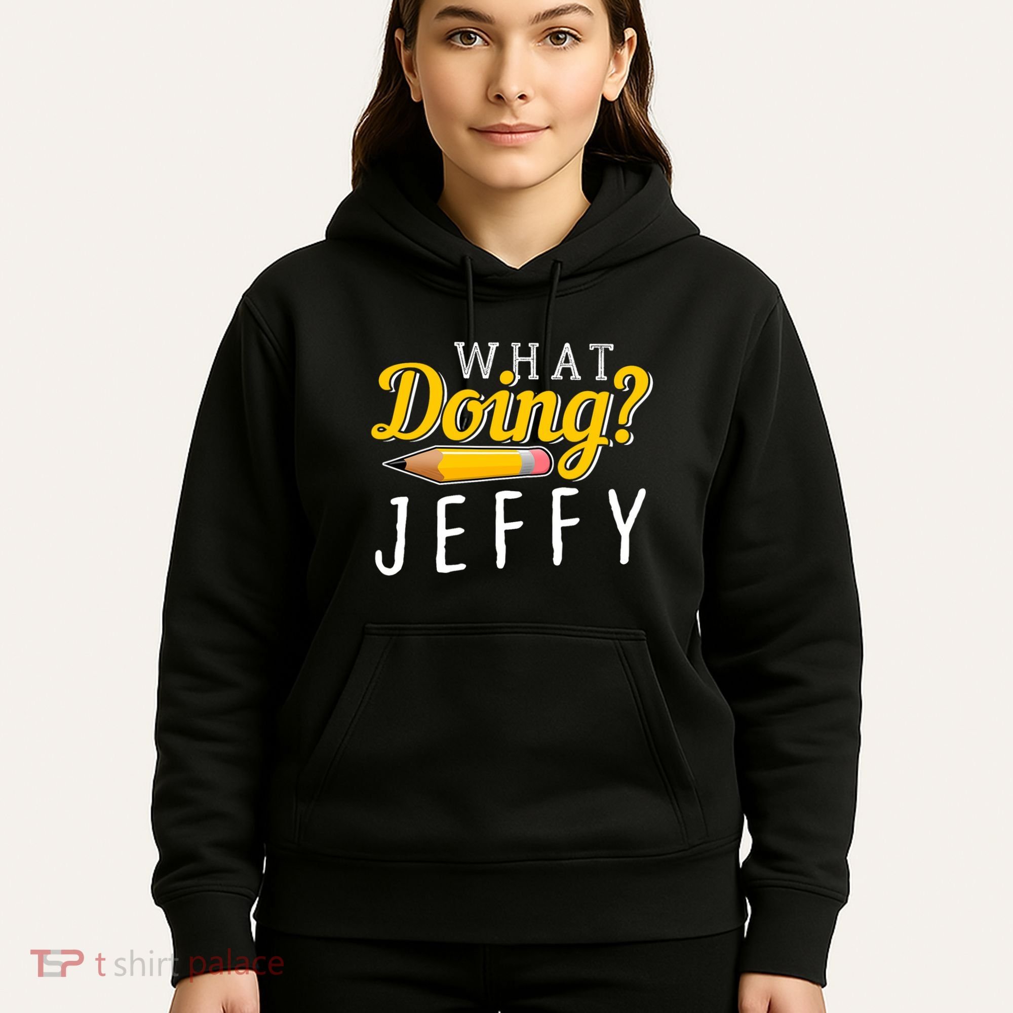 Cool What Doing Jeffy Funny Friends Hoodie
