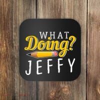 Cool What Doing Jeffy Funny Friends Coaster thumb 0