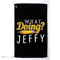 Cool What Doing Jeffy Funny Friends Golf Towel thumb 0
