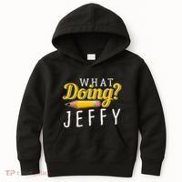 Cool What Doing Jeffy Funny Friends Kids Hoodie thumb 0
