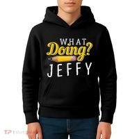 Cool What Doing Jeffy Funny Friends Kids Hoodie thumb 4