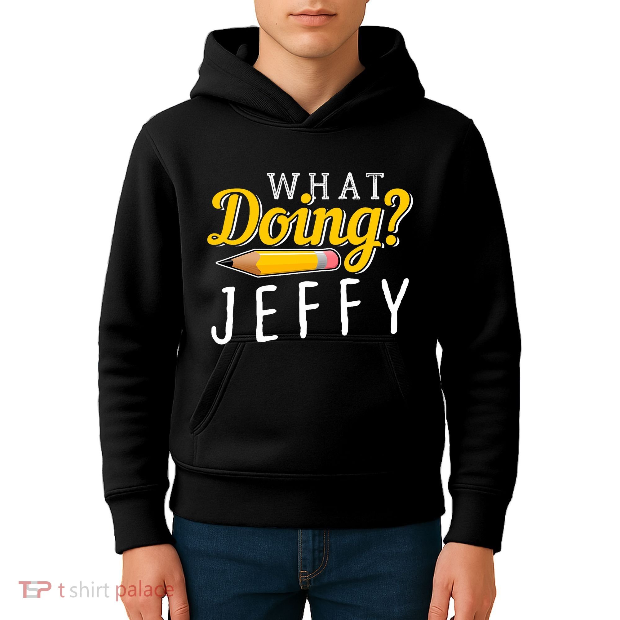 Cool What Doing Jeffy Funny Friends Kids Hoodie