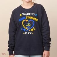Celebrate World Down Syndrome Day Women's Sweatshirt thumb 0