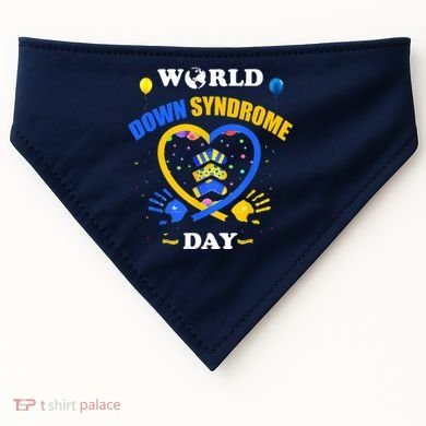 Celebrate World Down Syndrome Day USA-Made Doggie Bandana