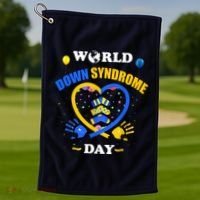 Celebrate World Down Syndrome Day Golf Towel thumb 1