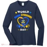 Celebrate World Down Syndrome Day Women's Long Sleeve Shirt thumb 0