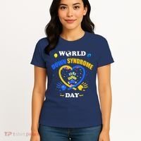 Celebrate World Down Syndrome Day Women's T-Shirt thumb 4