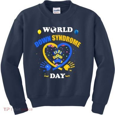 Celebrate World Down Syndrome Day Kids Sweatshirt
