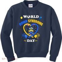 Celebrate World Down Syndrome Day Kids Sweatshirt thumb 0
