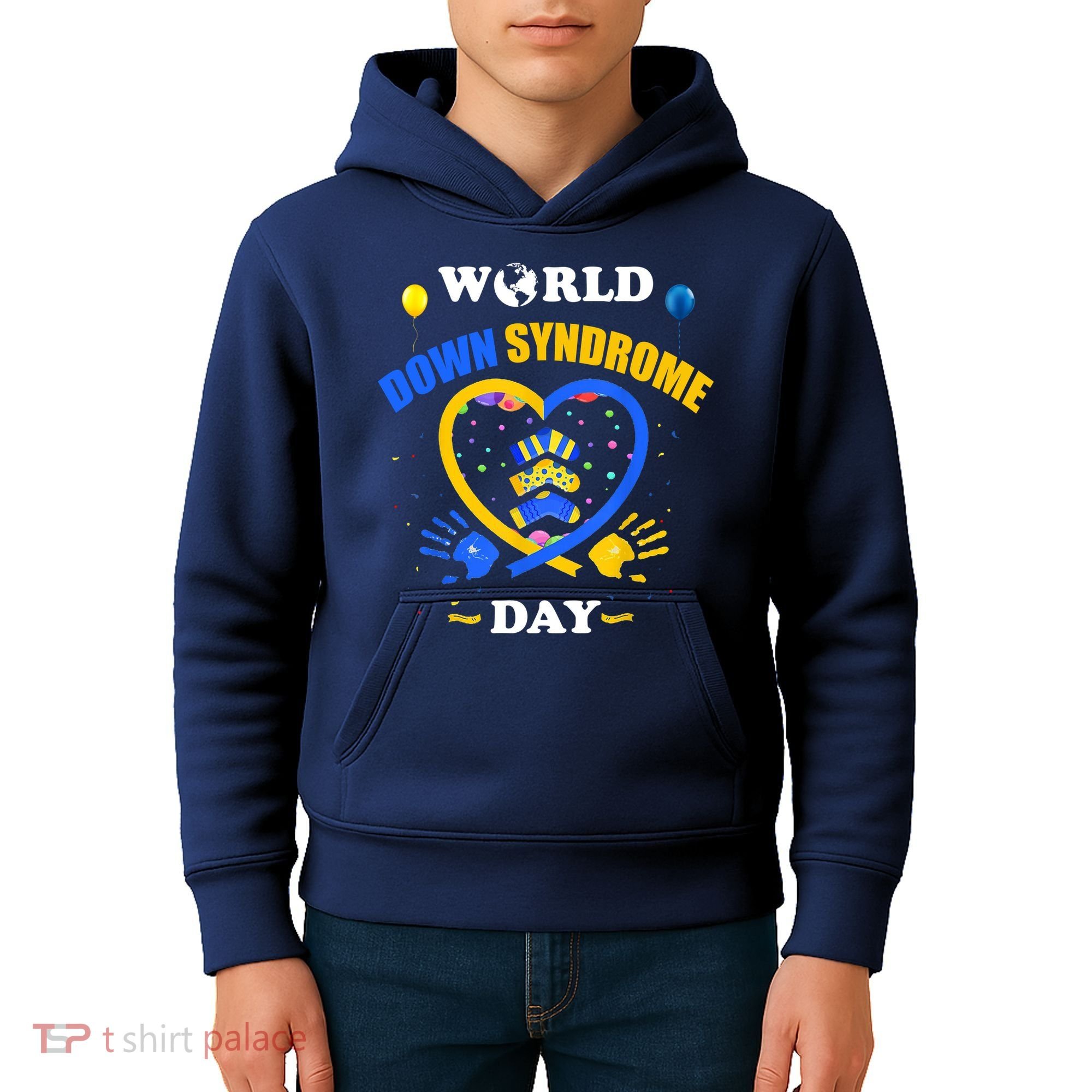 Celebrate World Down Syndrome Day Kids Hoodie