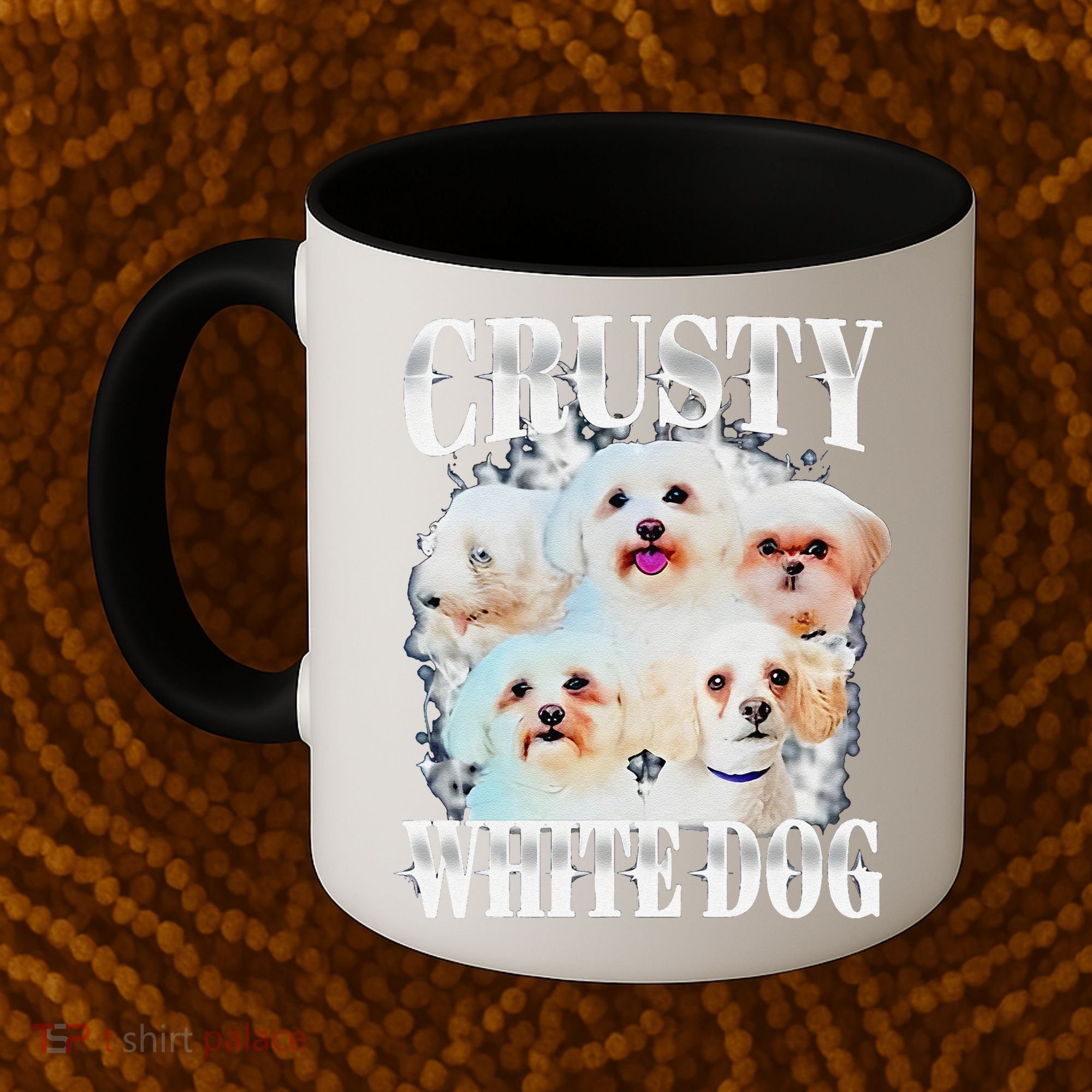 Crusty White Dog Funny For Coffee Mug