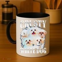 Crusty White Dog Funny For Coffee Mug thumb 4