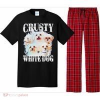 Crusty White Dog Funny For Pajama Set thumb 0