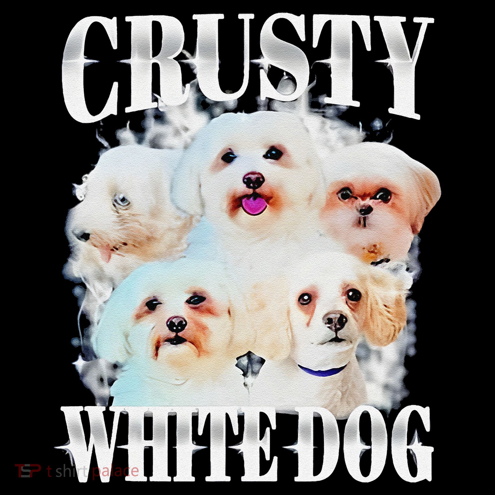 Crusty White Dog Funny For Women's Hoodie