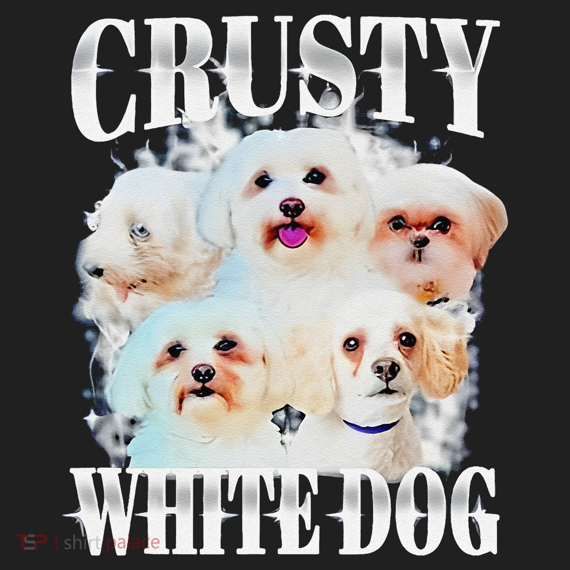 Crusty White Dog Funny For Hat