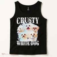 Crusty White Dog Funny For Tank Top thumb 2